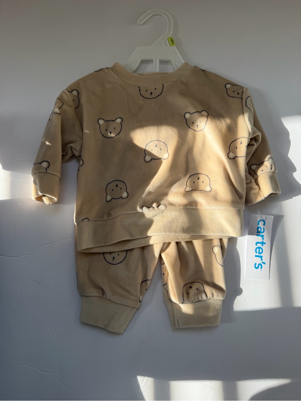 Carter’s Tan Bear Lounge Set (3M)